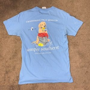 Simply southern - golden retriever t-shirt